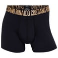 thumbnail image 3 of CR7 Calzoncillos para hombre, paquete de 5 - calzoncillos, bolsa de viaje, algodón elástico, logo en la cintura Negro/Oro M (Medium), 3 of 3