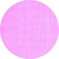 thumbnail image 1 of Ahgly Company Indoor Round Abstract Purple Modern Area Rugs, 4' Round, 1 of 4