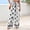 White, variant on Women's Wide Leg Palazzo Pants 2026 Summer Boho Floral Trousers Drawstring Elastic Waist Wide Leg Pants with Pockets Spring Flowy Beach Vacation Clothes Resort Wear Lounge Pants Black L
