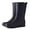Black, variant on Litfun Mid Calf Rain Boots for Women Waterproof Garden Shoes, Black, Size 8