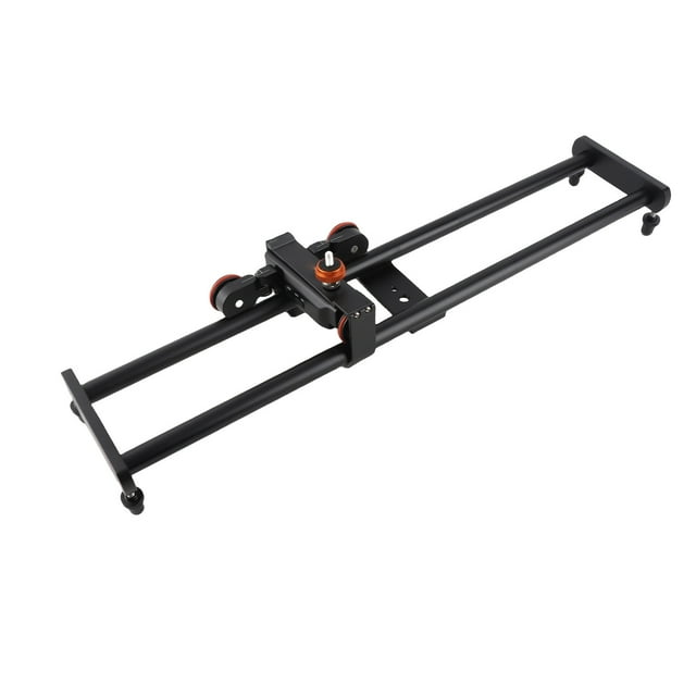 Andoer Camera Video Dolly Slider Kit with 3-wheel Auto Dolly Car 3 Speed Adjustable + 60cm/23.6in Track Rail Camera Slider + Flexible Ballhead Adapter with Wirelss Remote Control