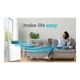 thumbnail image 3 of BLACK+DECKER - Aire Acondicionado Portátil Control Remoto, 12,000 BTU - Blanco Black & Decker B01DLPUWGW, 3 of 5