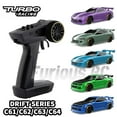thumbnail image 2 of TURBO RACING 1:76 Flat Running Drift Car C75 C61 C62 C63 C64 C74 Full Scale Mini Remote Control Car Rc Simulation Desktop RTR C62 Pale Green, 2 of 6