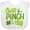 AA-White, variant on Inktastic St. Patrick's Day Can't Pinch This Hand Lettering Boys or Girls Baby Bib