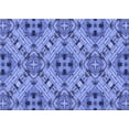 thumbnail image 1 of Ahgly Company Machine Washable Indoor Rectangle Transitional Blue Area Rugs, 5' x 7', 1 of 7