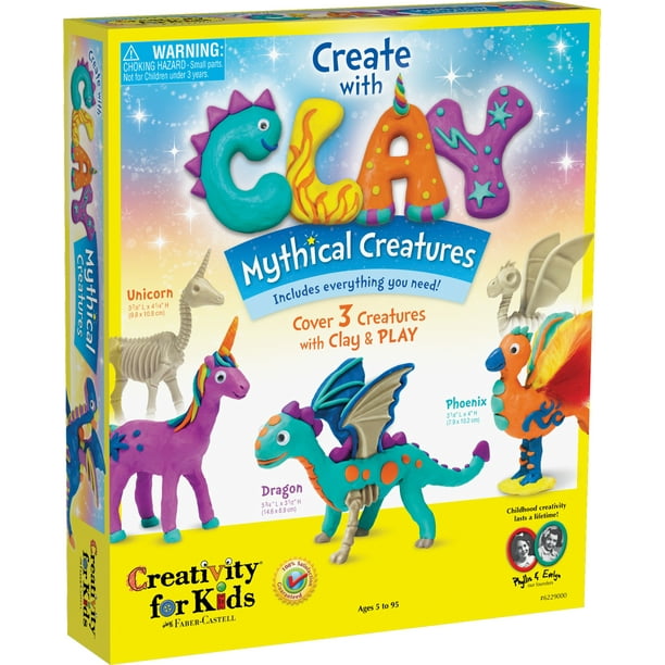 Creativity for Kids Create with Clay Mythical Creatures Beginner and