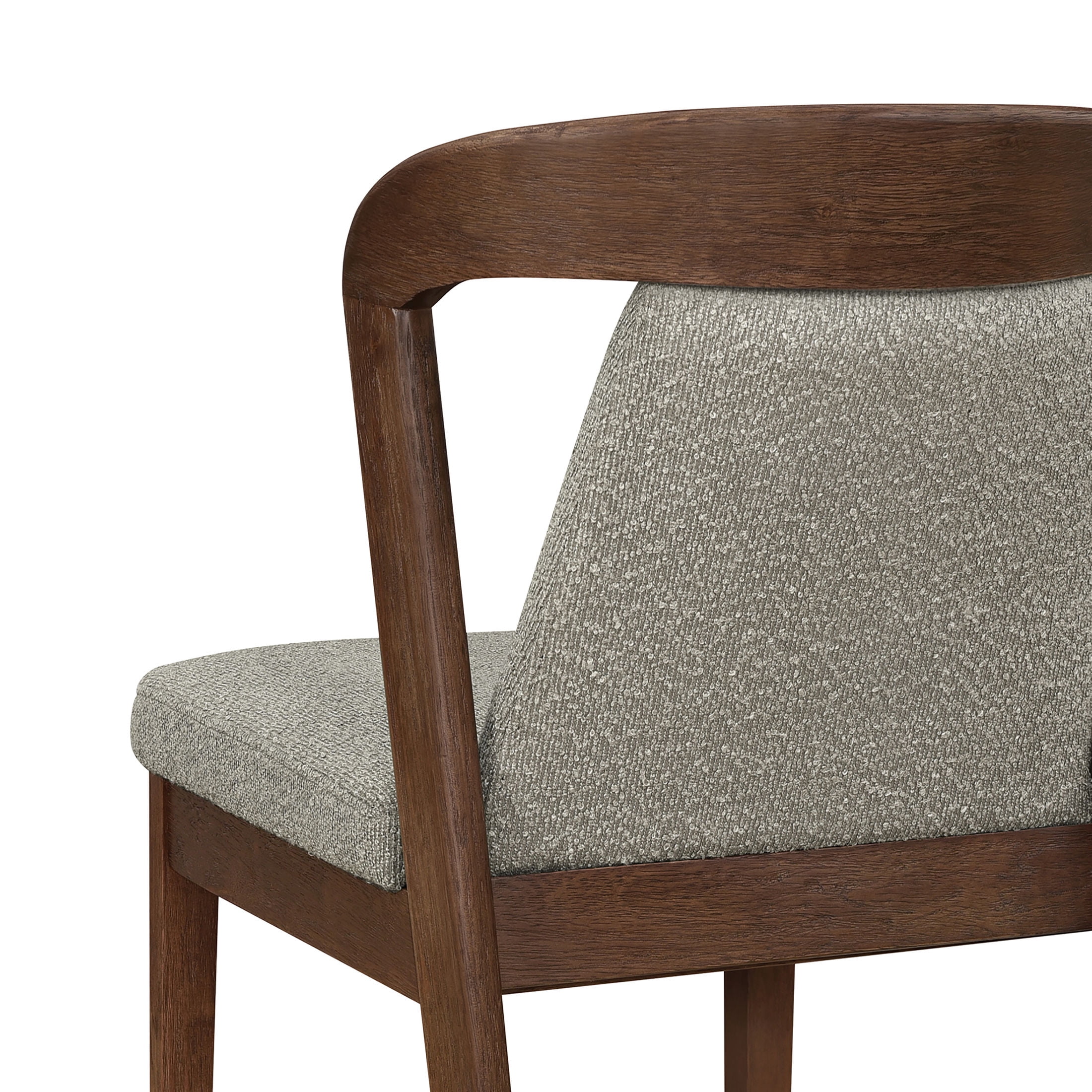 Christopher Knight Home 5-Piece Square Dining Table Set with Upholstered Chairs, Walnut+Light Brown