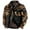 Black, variant on ZCFZJW Men's Vintage Western Winter Fleece Jacket Warm Fleece Lined Coat Lapel Work Cargo Jackets Long Sleeve Sherpa Fleece Lined Jackets L