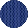 thumbnail image 1 of Ahgly Company Machine Washable Indoor Round Transitional Denim Dark Blue Area Rugs, 4' Round, 1 of 7