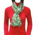 thumbnail image 3 of Wrapables Lightweight Winter Holiday Infinity Scarf, Santa & Snowman, 3 of 6