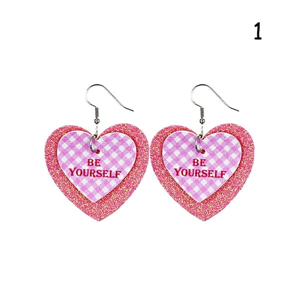Xihbxyly Oferta del día Liquidación Endgame en forma de corazón, San Valentín de Piece sintética, mujeres y niñas, 1 pieza