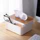 thumbnail image 1 of Yyuenw - Funda para porta pañuelos rectangular multifunción con control remoto, organizador decorativo para bolígrafos y pañuelos, ideal para el hogar, la oficina, el coche y el restaurante., 1 of 5
