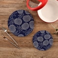 thumbnail image 2 of Pot Holders Trivets Set Cotton Potholders Set, Hot Pads Set of 2, Summer Pineapple Hot Pot Trivets One 9.45 Inch and One 7 Inch, 2 of 7