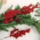 thumbnail image 5 of Xihbxyly Tallos de Frutos Rojos, 10 Piezas de Decoración Artificial, Vibrantes Adornos para Árbol de Navidad, Manualidades, Decoración para Bodas, Decoración Del Hogar, 22 Cm, Accesorio Festivo., 5 of 7