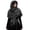 Black, variant on Women's Gothic Halloween Shawl, Printed Loose Shoulder Cape Wrap, Regular Length Casual Witch Costume Shawl for Daily Wear Halloween Party Cosplay, Women's Gothic Print Shoulder Wrap Cape Black