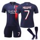 thumbnail image 3 of 2024 - 25 uniforme de fútbol infantil FC uniforme de fútbol infantil Neymar Jr sudadera de aficionados uniforme juvenil de manga corta - 7l, 3 of 7
