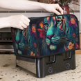 thumbnail image 7 of Balery Colorful Flower Tiger Pattern Oven Cover Kitchen Bread Machine Protector, 4 Slice Toaster Cover for Home, Anti Dust Fingerprint Coaster Cover, 7 of 7