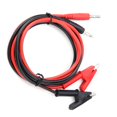 thumbnail image 3 of 2pcs Silicone Banana Plug Crocodile Clip Test Probe Lead Cables P1040, 3 of 5