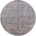 thumbnail image 1 of Ahgly Company Machine Washable Indoor Round Industrial Modern Silver Pink Area Rugs, 5' Round, 1 of 7