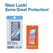 onn Curved Hybrid Screen Protector for Samsung Galaxy S23 Ultra 5G