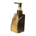 thumbnail image 2 of Dispensador de jabón de piedras preciosas, delicado, a prueba de fugas, elegante para ducha, tocador, cocina Marrón, 2 of 9