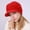 Red, variant on Brown Berets for Women Men Winter Warm Knitted Plain Dyed Colorful Hat Letter Charm Custom Knit Hat for Women
