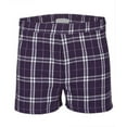 thumbnail image 3 of Boxercraft BM6701 Men's 100% Cotton Double-Brushed Flannel Boxer-Purple/White Pl-S, 3 of 4