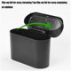 thumbnail image 4 of Cubo de basura para mini coche con tapa | Contenedor de basura compacto a prueba de fugas para automóviles | Organizador de asiento delantero y trasero | Plástico duradero | Gancho de fácil, 4 of 8