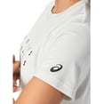 thumbnail image 5 of Playera Asics Mujer Dama Court Graphic Blanco Tennis verde XS, 5 of 5
