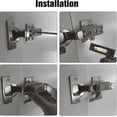 thumbnail image 3 of 10-piece Universal Closet Led,hinge Sensor Light For Cabinet, Wardrobe, Kitchen Night Light Hy, 3 of 5