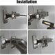 thumbnail image 3 of 10-piece Universal Closet Led,hinge Sensor Light For Cabinet, Wardrobe, Kitchen Night Light Hy, 3 of 4