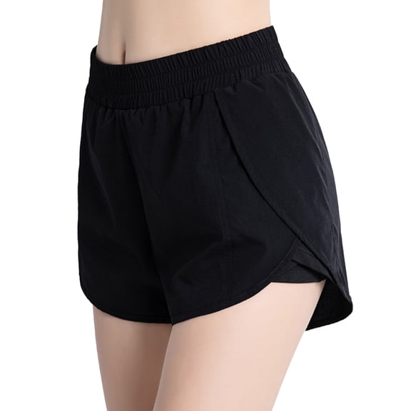 Women's Running Shorts with Pockets High Waisted Athletic Workout Gym Shorts for Women