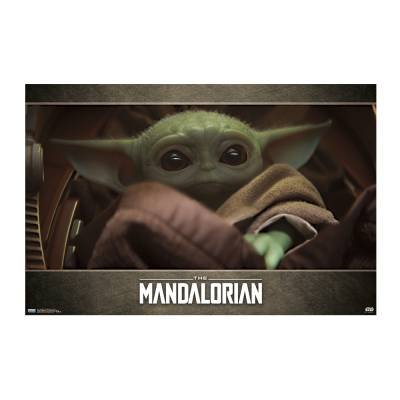 Póster Trends International Lucas Arts Baby Yoda 88 x 57 cm