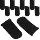 thumbnail image 2 of 10 fundas para dedos transpirables y antitranspirantes para juegos, ultrafinas, para pantalla táctil, para juegos de teléfonos móviles, color negro, 2 of 8