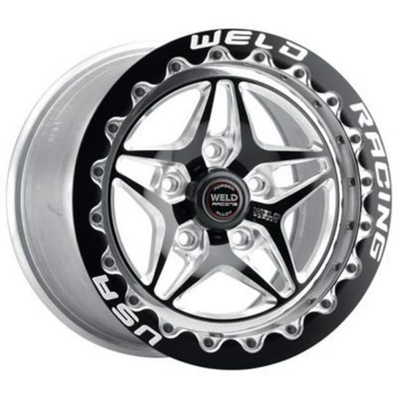 Weld 81LB7100A80F 3.18 in. 17 x 10 in. 5 x 4.5 Bolt Pattern 8.0 in. Back Space S81 Black Wheel