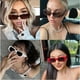 thumbnail image 3 of Gafas De Sol Marco Pequeño Protección UV Moda Ojo De Gato Para Mujeres Al Aire Librepangjing, 3 of 4