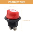 thumbnail image 4 of SHISUYAN Marine Battery Disconnect Switch with Nylon Glass Fiber PBT Copper Material for Boat Use Assorted, 4 of 9