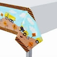 thumbnail image 5 of 3Pcs 54 X 108" Construction Disposable Plastic Covers Tablecloths Birthday Party, 5 of 6