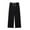 Black, variant on ZQUUVOU Women's Wide Leg Pants Early Fall Double Waist Tie Casual Pants With Pockets Beige