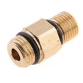 thumbnail image 1 of Metric Fitting M14 M14X1.5 Male to 1/4" Male NPT Pipe Gauge Adapter Outlet, 1 of 5