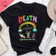 thumbnail image 3 of Camiseta Punk de Death Is Coming, divertida camiseta gótica de Humor oscuro, camiseta de terror Meme Pastel gótica sarcástica ruda, ropa de calle clásica, 3 of 5