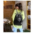 thumbnail image 5 of Popular Backpack Purse Cross Shoulders Daypack Ulti-Function Small School Bags Gift black, 5 of 5