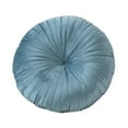 thumbnail image 2 of Tnarru Coussin Rond Citrouille Coussin de Sol Confortable pour Sofa Lit Salon Bleu Lac, 2 of 8