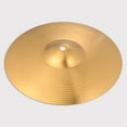 thumbnail image 3 of TAILTOSS 1Pcs Golden Cymbals Piece for Replace Old Cymbals and Professional Use, 3 of 6