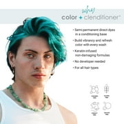 Keracolor Semi Permanent Hair Dye 3 in 1 Clenditioner, Teal, 12 fl oz