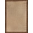 thumbnail image 2 of Outdoor Rug 6x9 Bordered Brown Modern Area Rugs For Indoor And Patios  Kitchen Hallway Mats Washable Porch Deck Outside Carpet (border Jute 6 X 9), 2 of 9