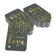 thumbnail image 2 of Inkdotpot 50 Pack Made With Love Text Favor Paper Tags Craft Real Gold Foil Hang Tag, 2 of 6