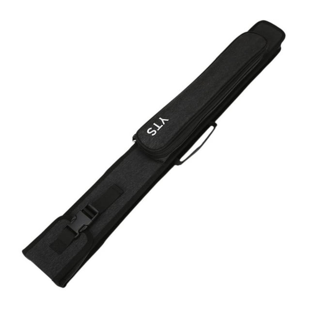 Estuche para taco de billar de 1/2 palo de billar ligero, accesorios de billar, estuche de transporte Gris negro