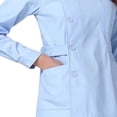 thumbnail image 5 of Hurxie Scrubs jacket for women, Women's Medical Scrubs Jacket with Pockets Blue,3XL, 5 of 5