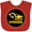 Red, variant on Inktastic Digger Construction Truck Boys Boys Baby Bib